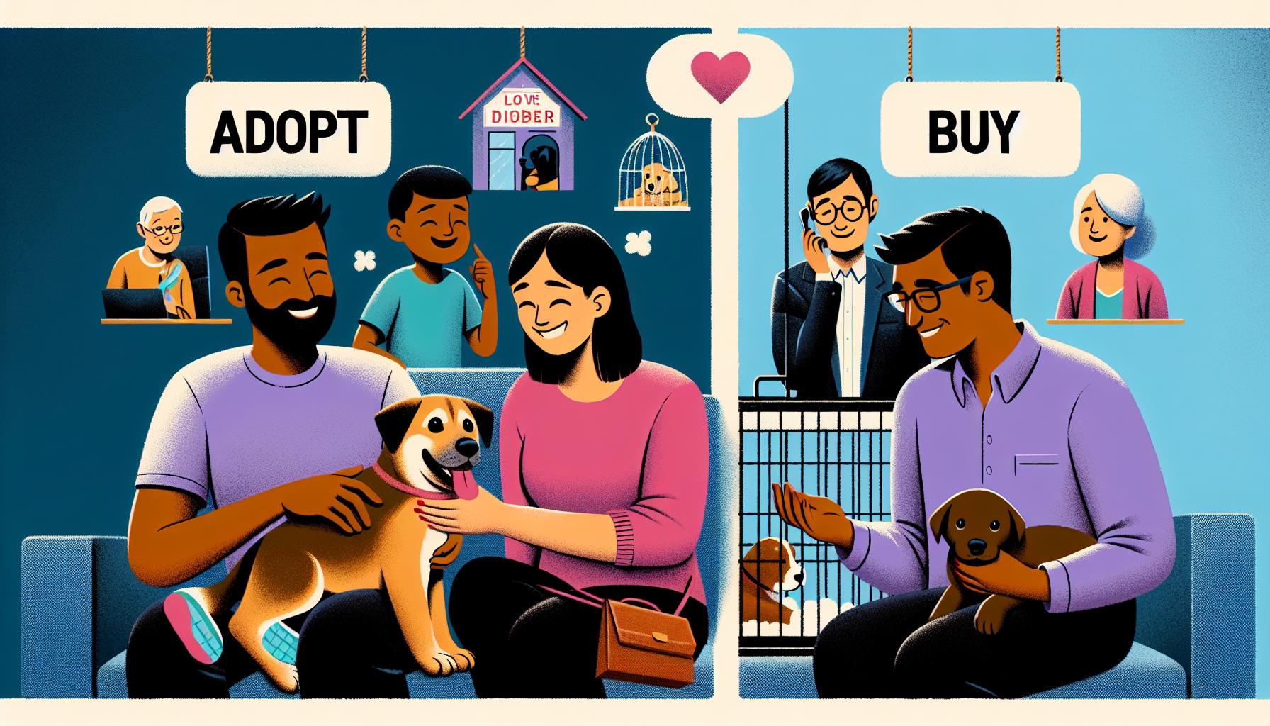 adopting vs buying a dog - which one is better for you
